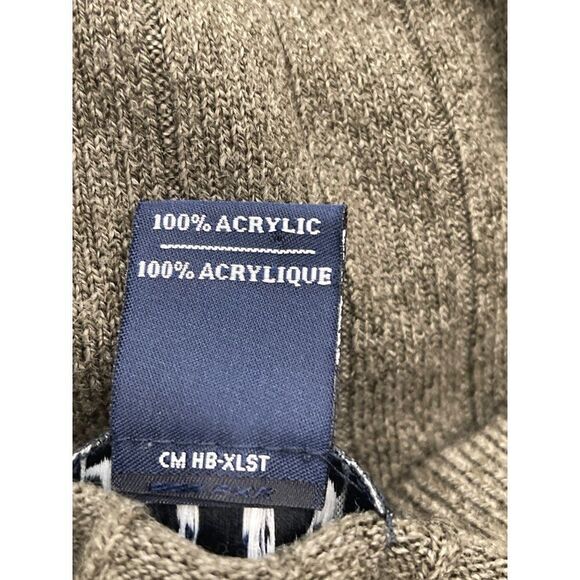 Harbor Bay Men Green Long Sleeve V-Neck Sweater Size 2XLT - Picture 7 of 8